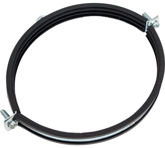 Стальной хомут Rvc (159-166) 6", с резиновым уплотнителем и крепежом М8x100 в комплекте дюбель 07632