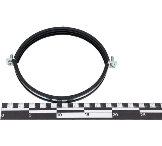 Стальной хомут Rvc (159-166) 6", с резиновым уплотнителем и крепежом М8x100 в комплекте дюбель 07632