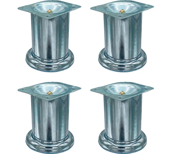 Опора Mebax 50мм, 80мм, хром компл. (4 шт.) 00-00002634