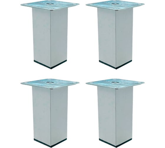Опора Mebax 40мм, 100мм (квадрат) алюминий, компл. (4 шт.) 00-00002630 1