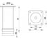 Опора Mebax 50мм, 50-60мм, хром компл. (4 шт.) 00-00002638 6
