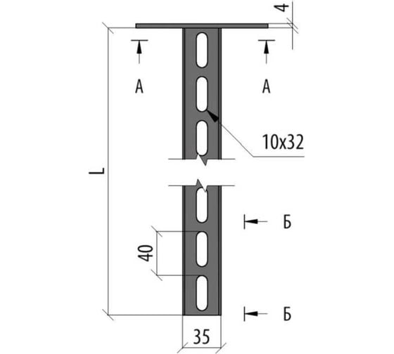 Потолочная стойка Система КМ 1000 мм INOX304 LO18138 PST1000 INOX304