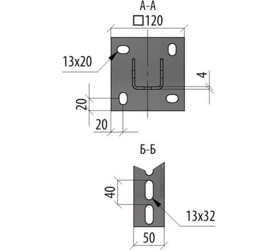 Потолочная стойка Система КМ тяжелая 50 L2200 мм LO1275 PSTH50-2200