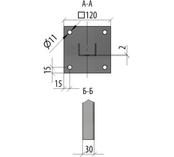 Потолочная стойка Система КМ усиленная 1500 мм INOX304 LO8068 PSTU1500 INOX304