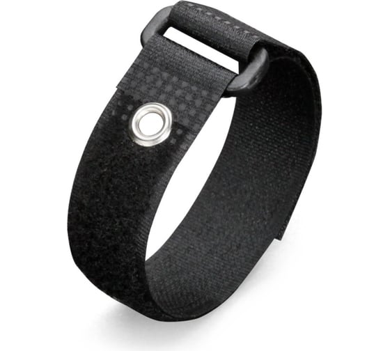 Стяжки велькро FORTISFLEX КСВ-О 20х300 черные 75062