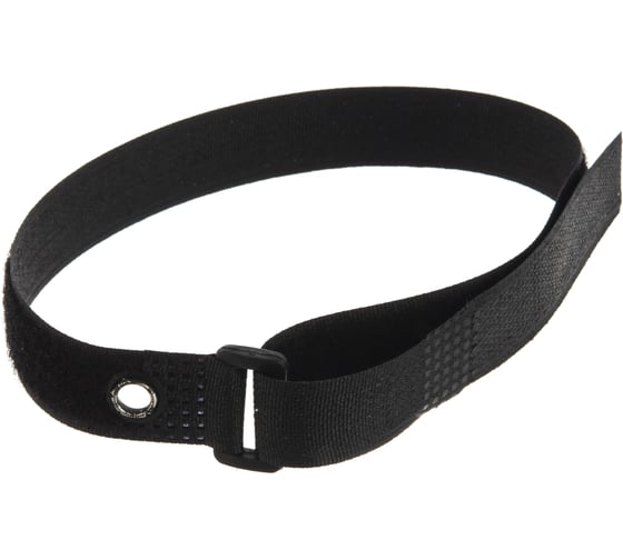Стяжки велькро FORTISFLEX КСВ-О 20х450 черные 75064