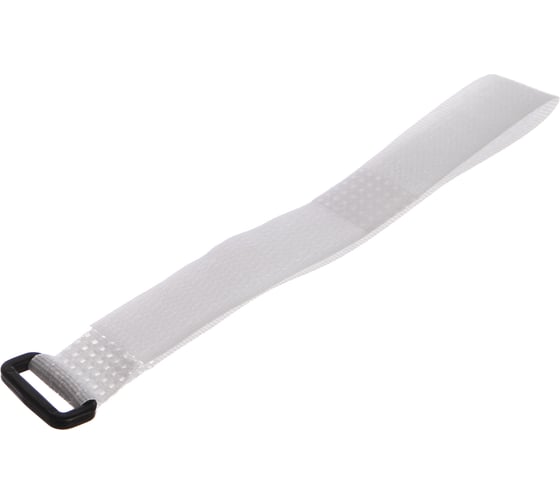 Стяжки велькро FORTISFLEX КСВ-П 20х300 белые 75034 1