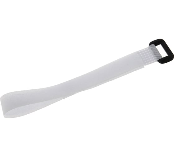 Стяжки велькро FORTISFLEX КСВ-П 20х300 белые 75034