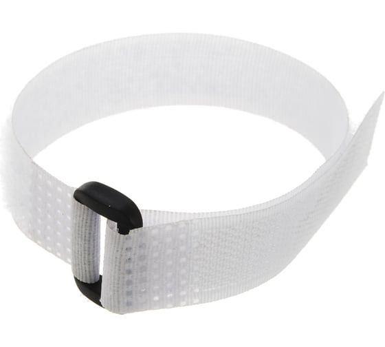 Стяжки велькро FORTISFLEX КСВ-П 20х300 белые 75034