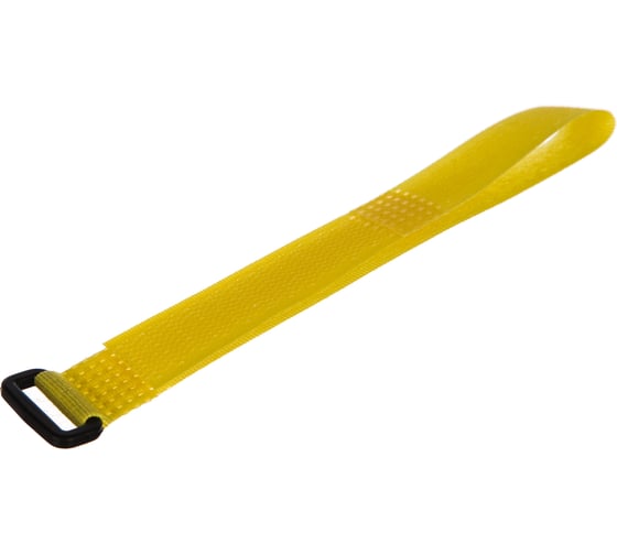 Стяжки велькро FORTISFLEX КСВ-П 20х300 желтые 75037