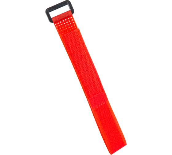 Стяжки велькро FORTISFLEX КСВ-П 20х300 красные 75038