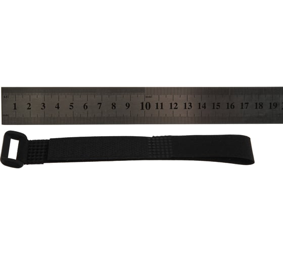 Стяжки велькро FORTISFLEX КСВ-П 20х300 черные 75039