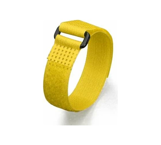 Стяжки велькро FORTISFLEX КСВ-П 20х450 желтые 75043
