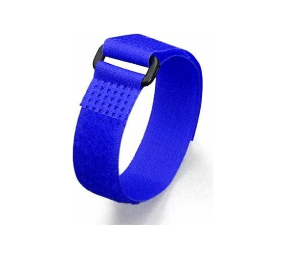 Стяжки велькро FORTISFLEX КСВ-П 20х450 синие 75041