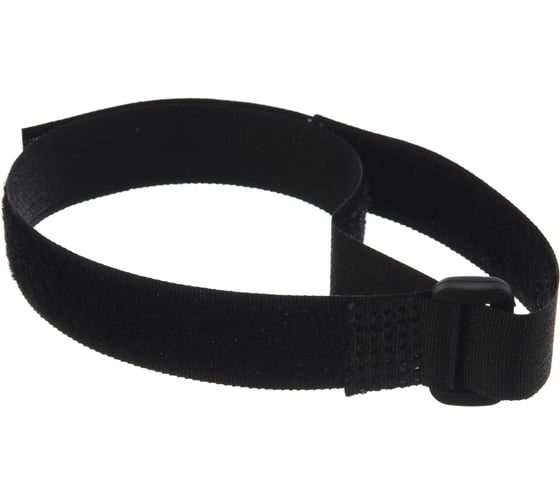 Стяжки велькро FORTISFLEX КСВ-П 20х450 черные 75045