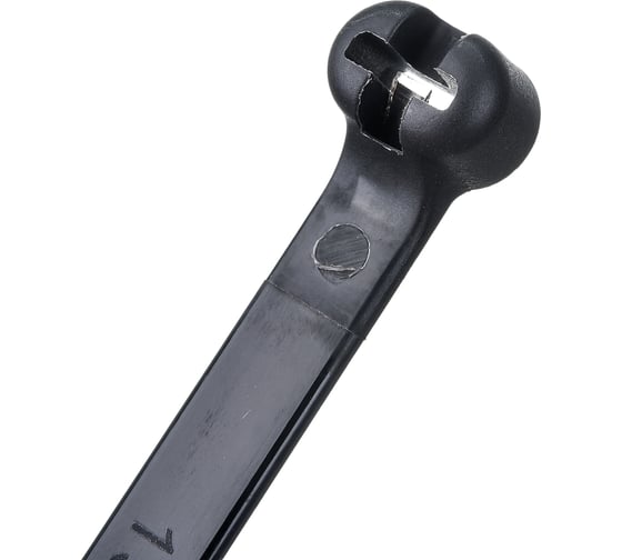 Нейлоновые стяжки FORTISFLEX КСЗ 8х400 черные 100 шт. 74114