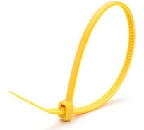 Нейлоновые стяжки FORTISFLEX КСС 4х370 желтые 56173