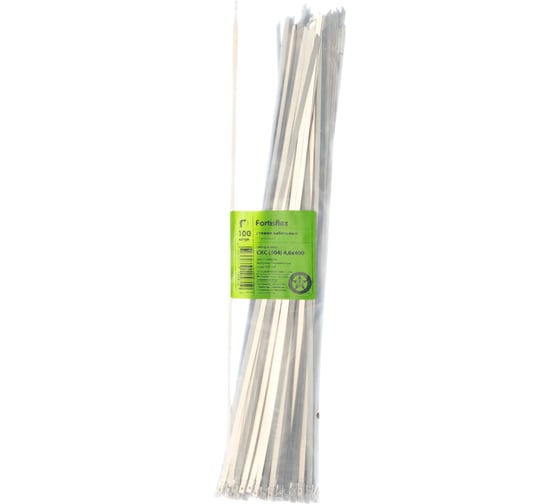 Стальные стяжки FORTISFLEX СКС (304) 4,6х400 74914