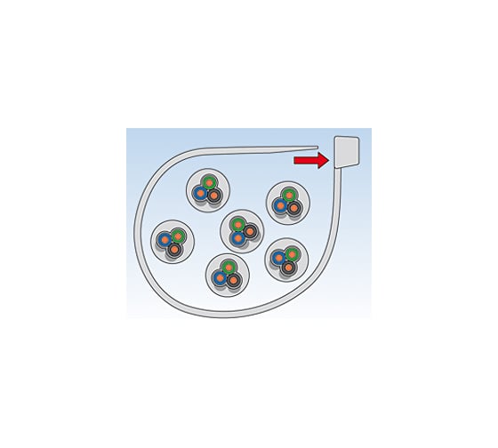Кабельная прозрачная стяжка  Fischer BN 2.5X200 100 шт. 87480