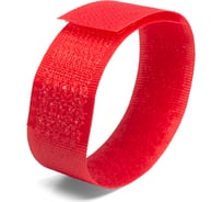 Велькро стяжки FORTISFLEX КСВ-У 20х200 красный 77919