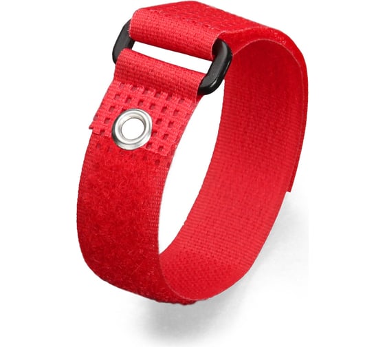 Велькро стяжки FORTISFLEX КСВ-О 20х300 красный 75061 1