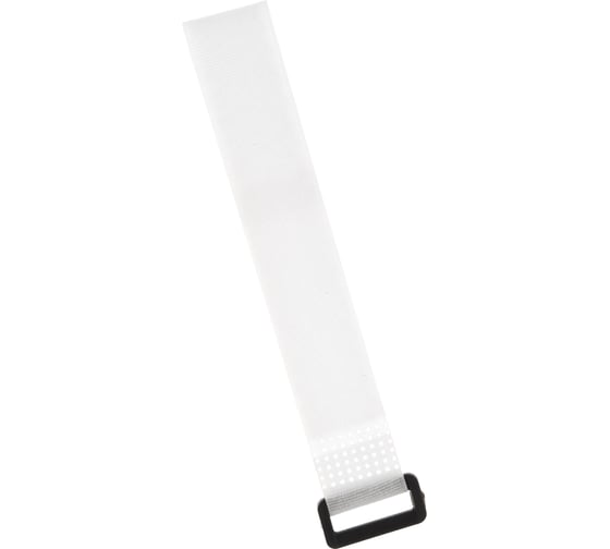 Велькро стяжки FORTISFLEX КСВ-П 25х300 белый 75046