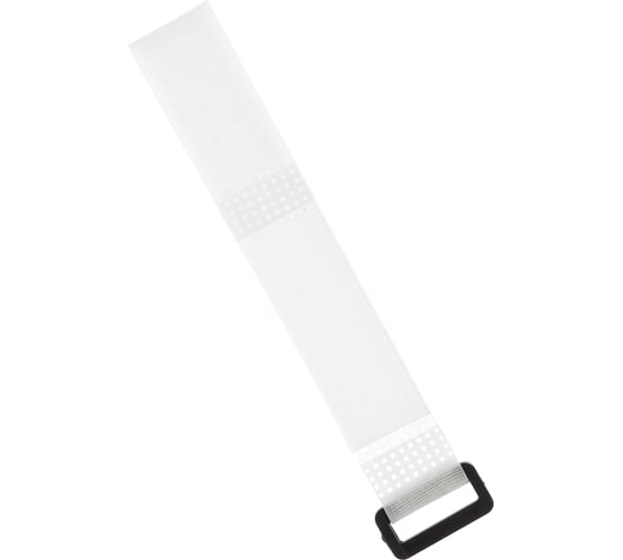 Велькро стяжки FORTISFLEX КСВ-П 25х300 белый 75046