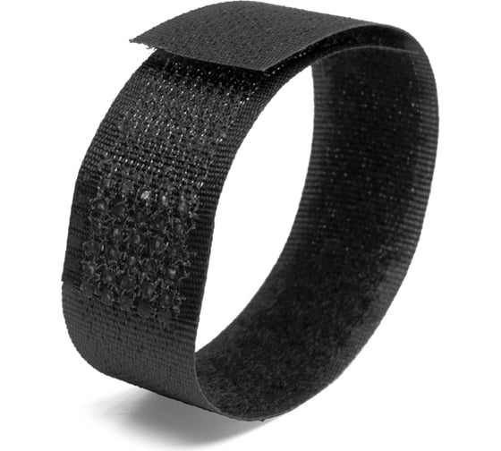Велькро стяжки FORTISFLEX КСВ-У 16х200 черный 77920 1