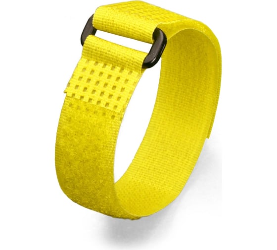 Велькро стяжки FORTISFLEX КСВ-П 25х300 желтый 75049 1