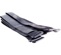 Велькро стяжки FORTISFLEX КСВ-П 25х450 черный 75057