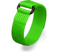 Велькро стяжки FORTISFLEX КСВ-П 25х450 зеленый 75054