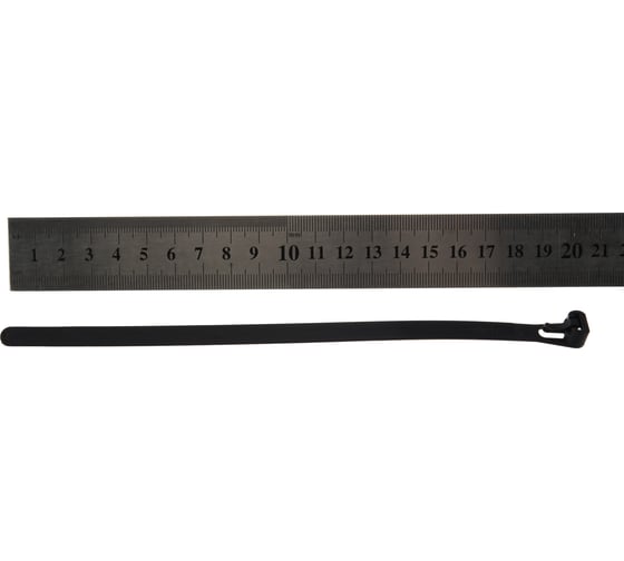 Нейлоновые стяжки FORTISFLEX КСР 7.5х200 черный 100 штук 63284