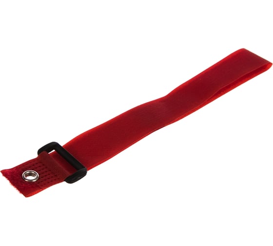 Велькро стяжки FORTISFLEX КСВ-СО 25х450 красный 75072