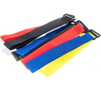 Стяжки велькро в наборе FORTISFLEX КСВ-Н 20х300 12 шт 77928