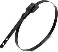 Стальные стяжки с бугельным замком с покрытием FORTISFLEX СКБ-П 316 9.6х650 74169