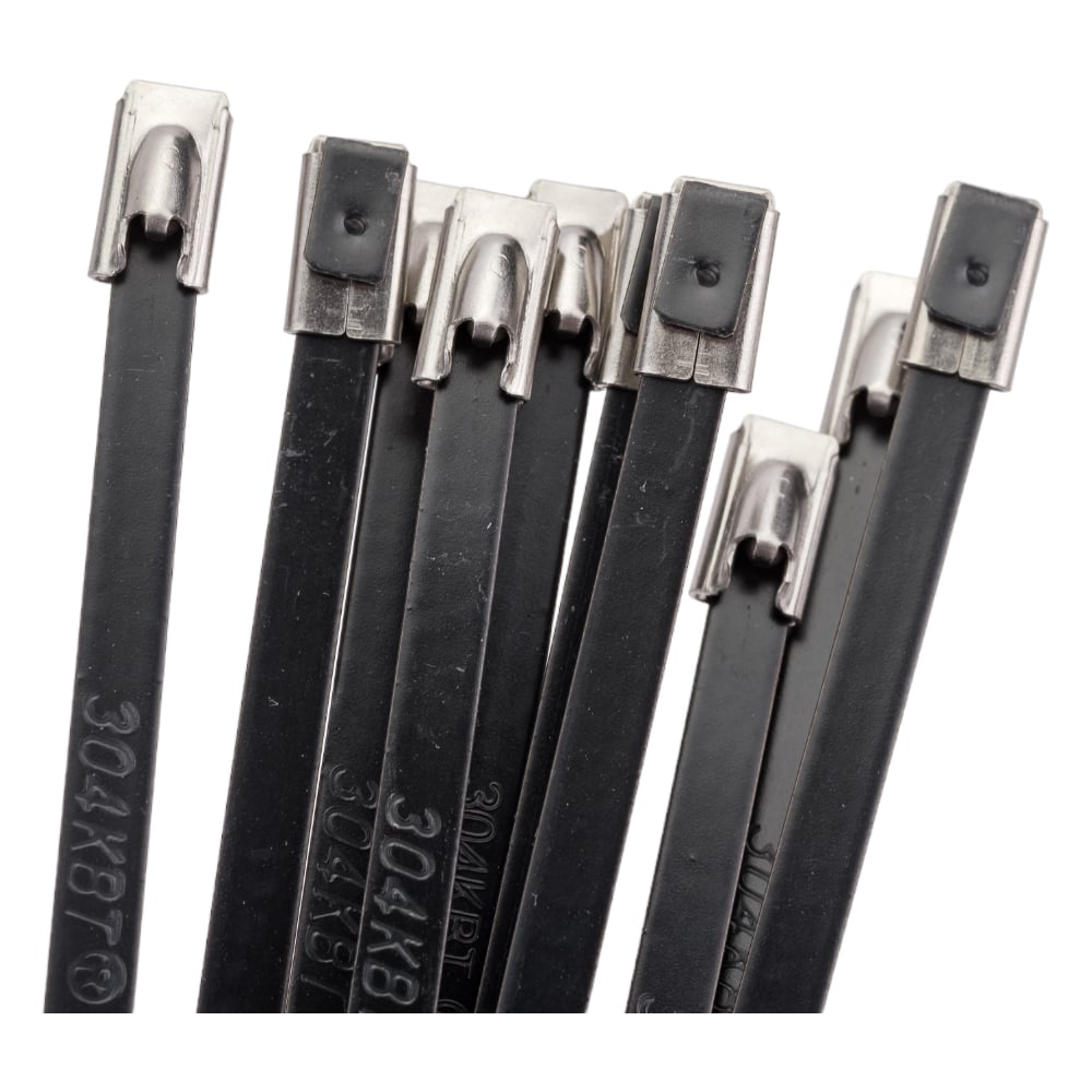 Стальные стяжки с покрытием FORTISFLEX СКС-П 304 4.6х500 74936 ...