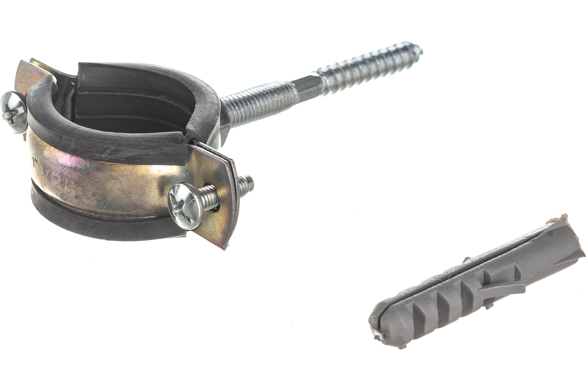 Трубный хомут FORTISFLEX ТХК комплект 1 32-35 мм М8 59902 - выгодная ...