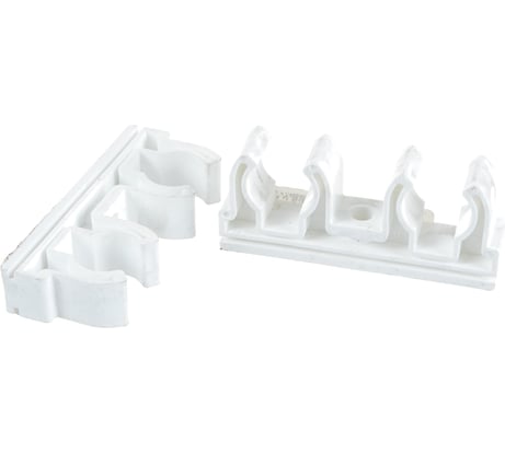 Двойная опора PRO AQUA PP-R белая d-20 мм PA18508Pb