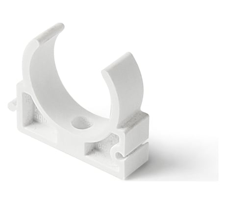 Одинарная опора PRO AQUA PP-R белая d-16 мм PA18006Pb