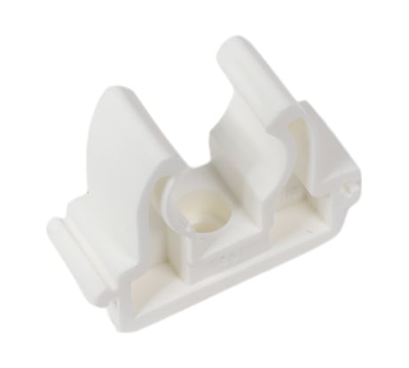Одинарная опора PRO AQUA PP-R белая d-20 мм PA18008Pb
