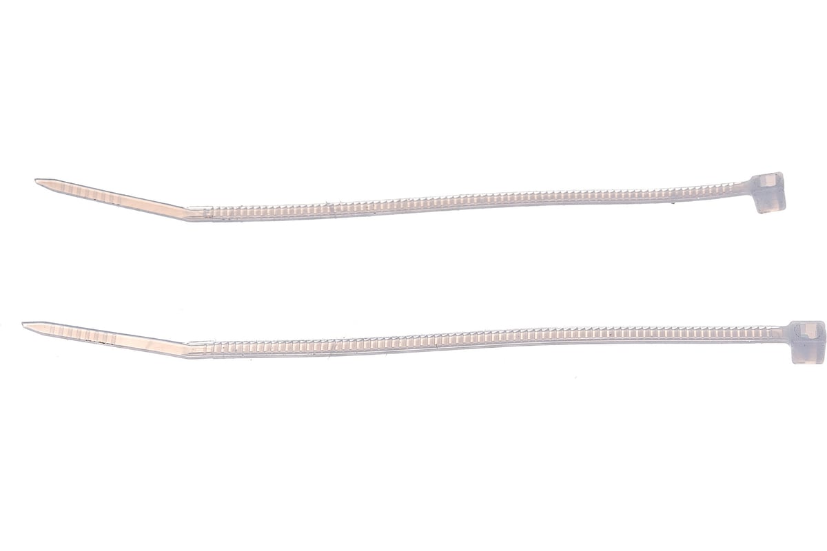 Нейлоновые стяжки FORTISFLEX КСС 3х100 мм белый 100 штук 49391 ...