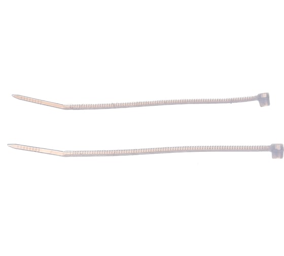 Нейлоновые стяжки FORTISFLEX КСС 3х100 мм белый 100 штук  49391