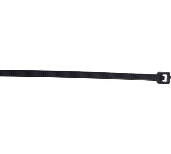 Нейлоновые стяжки FORTISFLEX КСС 3х150 черный 100 штук 49408