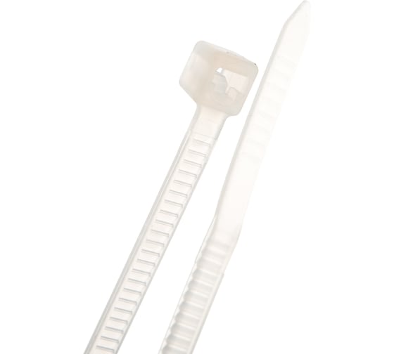 Нейлоновые стяжки FORTISFLEX КСС 3х120 мм белый 100 штук 49392