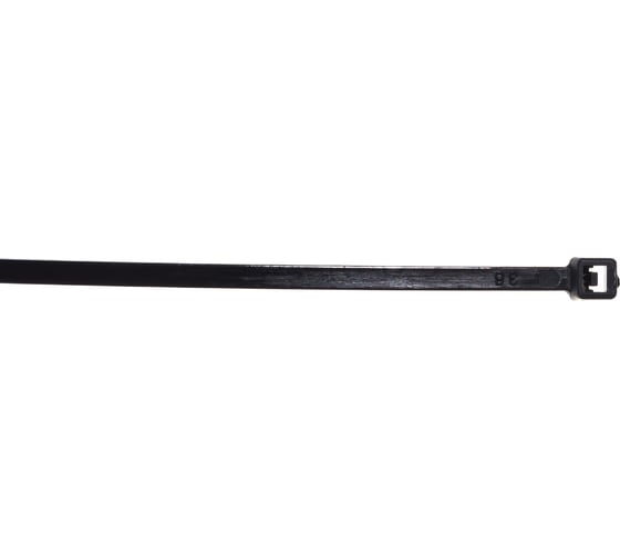 Нейлоновые стяжки FORTISFLEX КСС 3х200 мм черный 100 штук 49409