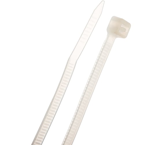 Нейлоновые стяжки FORTISFLEX КСС 4х150 мм белый 100 шт 49395