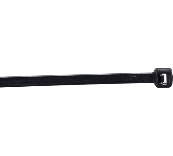 Нейлоновые стяжки FORTISFLEX КСС 4х200 мм черный 100 штук 49411