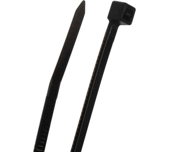 Нейлоновые стяжки FORTISFLEX КСС 3х120 мм черный 100 штук 49407