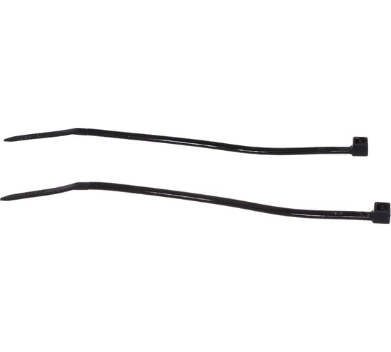Нейлоновые стяжки FORTISFLEX КСС 3х100 черный 100 штук 49406