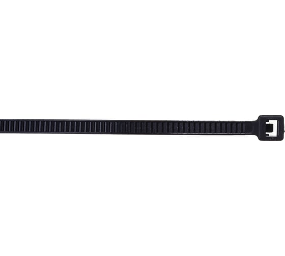 Нейлоновые стяжки FORTISFLEX КСС 3х100 черный 100 штук 49406
